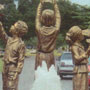 Jet Spray Array with Statue